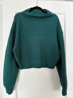 Wilfred Forest Green Funnel Neck Sweater